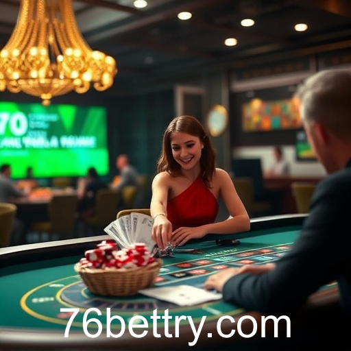 Cassino Ao Vivo: A Nova Tendência de Entretenimento Digital na 76bet